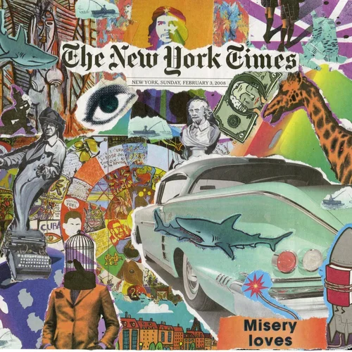Newspaper collage, February 3rd, 2008 Part II