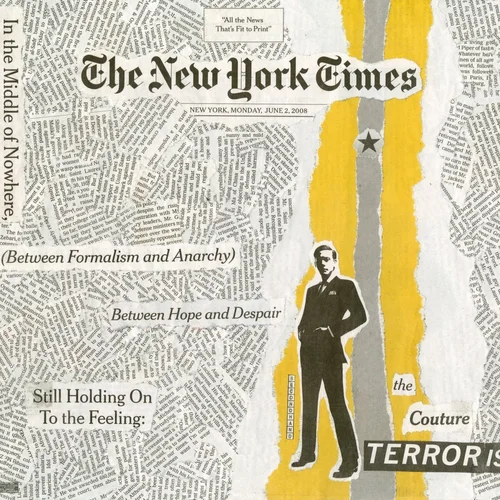 Newspaper collage, June 2nd, 2008