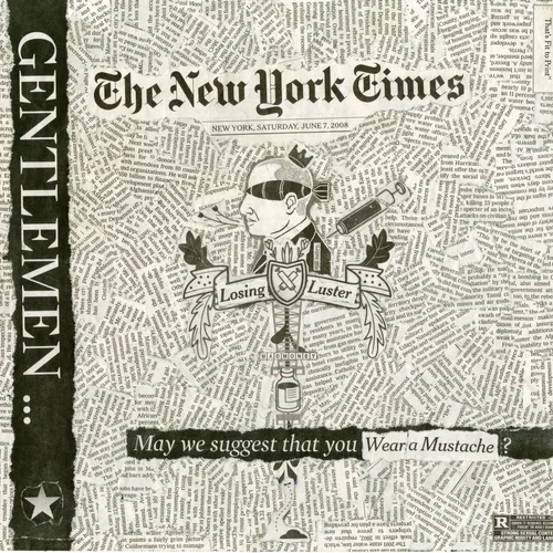 Newspaper collage, June 7th, 2008