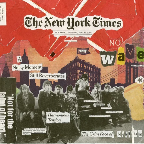 Newspaper collage, June 12th, 2008