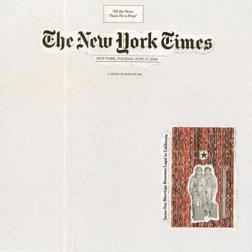 Newspaper collage, June 17th, 2008 Part I