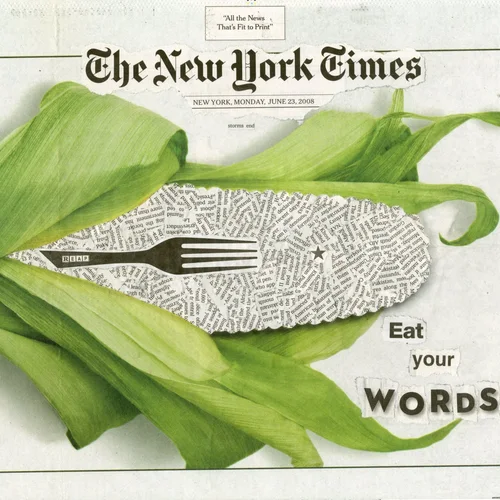 Newspaper collage, June 23rd, 2008