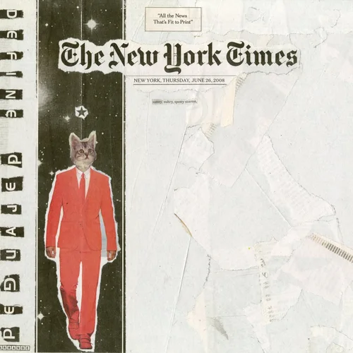 Newspaper collage, June 26th, 2008