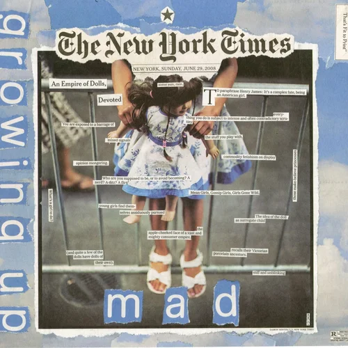 Newspaper collage, June 29th, 2008