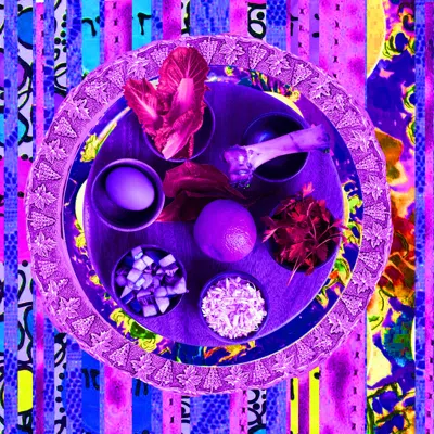 Seder digital collage