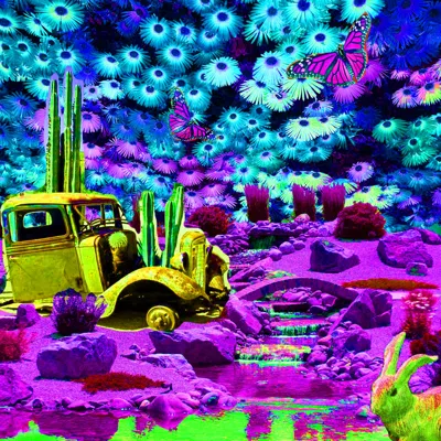 Xeriscape digital collage