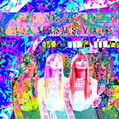 Verbiage digital collage