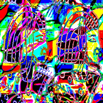 Antediluvian digital collage