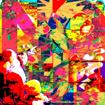 Noel digital collage